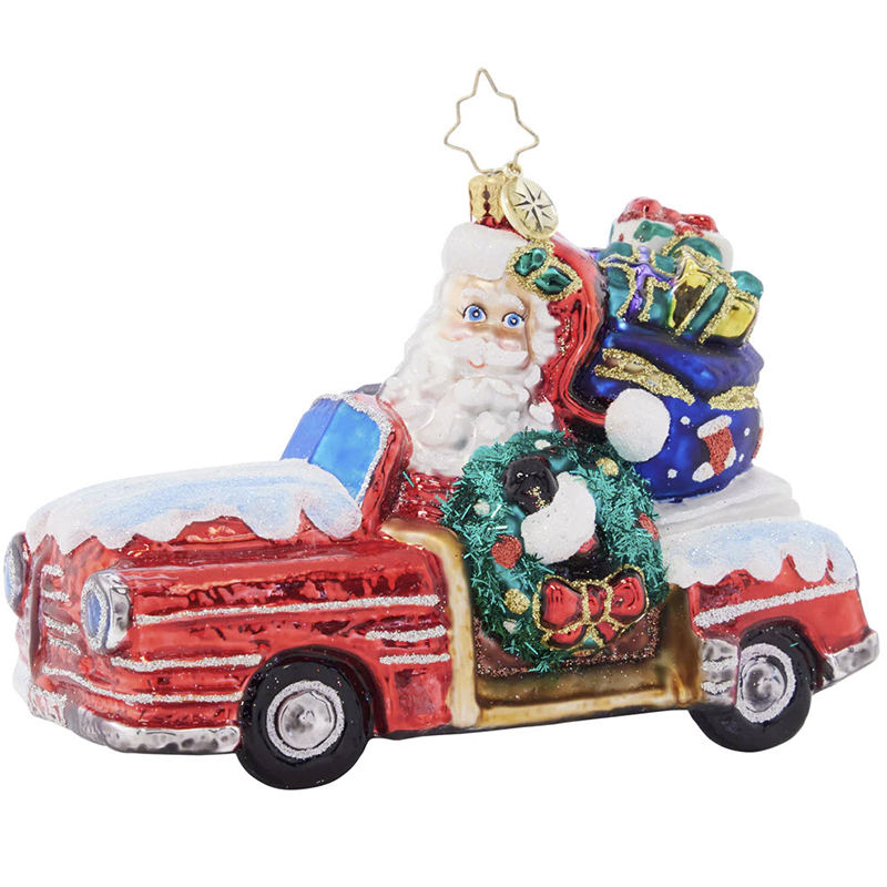 Christopher Radko Christmas Cruiser Ornament | 1021635 | Borsheims