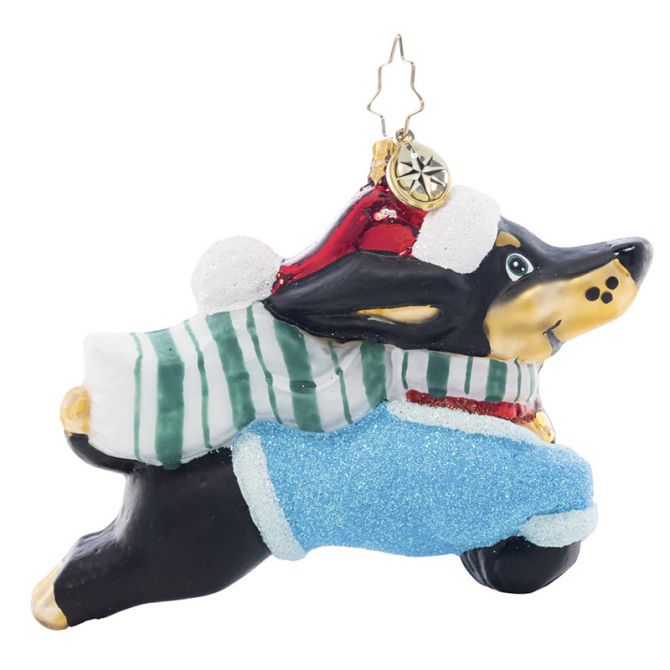 Christopher Radko Santa Paws Ornament