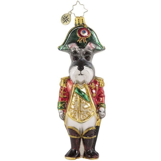 Christopher Radko Lieutenant Schnauzer Ornament