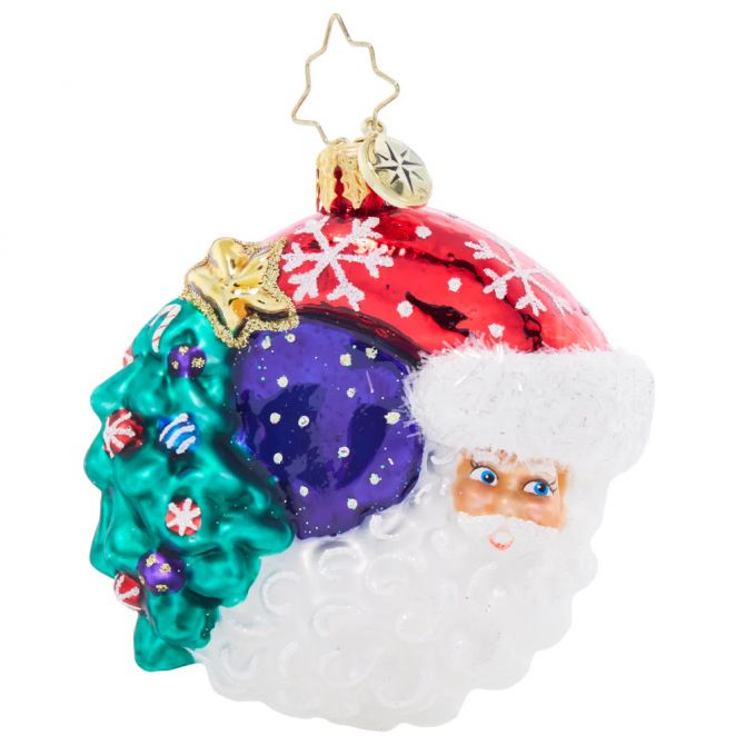 Christopher Radko Christmas With a Grin Santa Ornament