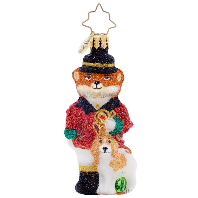 Christopher Radko Festive Fox Ornament