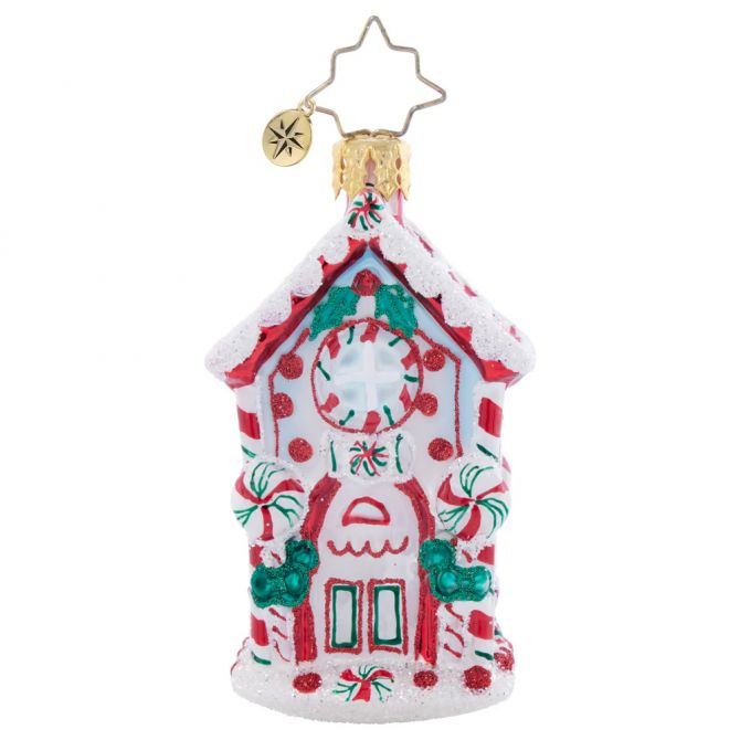 Christopher Radko Candy Cane Chalet Ornament