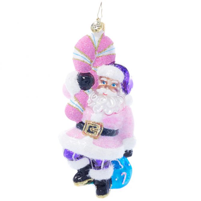 Christopher Radko Candy Coated Claus Ornament