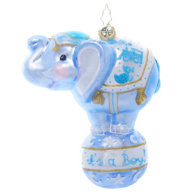 Christopher Radko Balancing Baby Boy Ornament