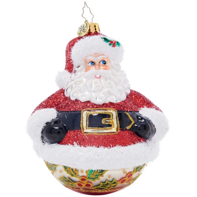 Christopher Radko Jolly Holly Claus Ornament