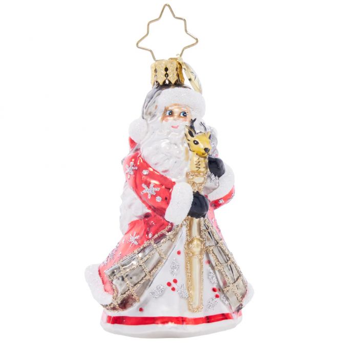 Christopher Radko Winter Splendor Santa Ornament