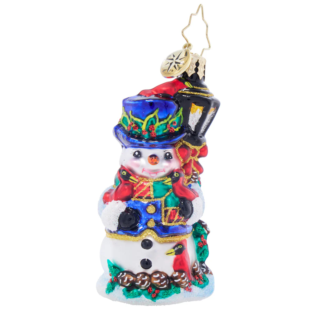 Christopher Radko Feathered Friends Snowman Ornament | 1021763 | Borsheims