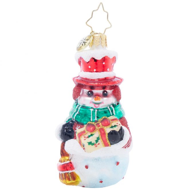 Christopher Radko Christmas Joy Snowman Ornament