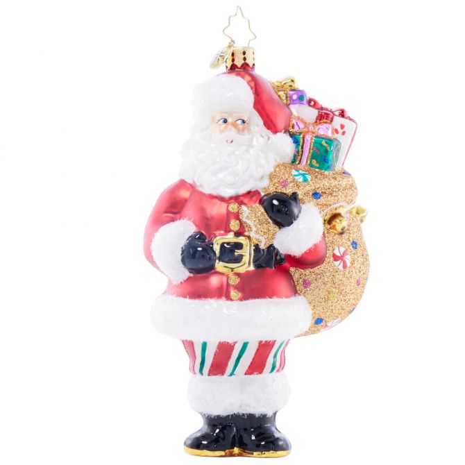 Christopher Radko Santa's Bag of Christmas Wonders Ornament