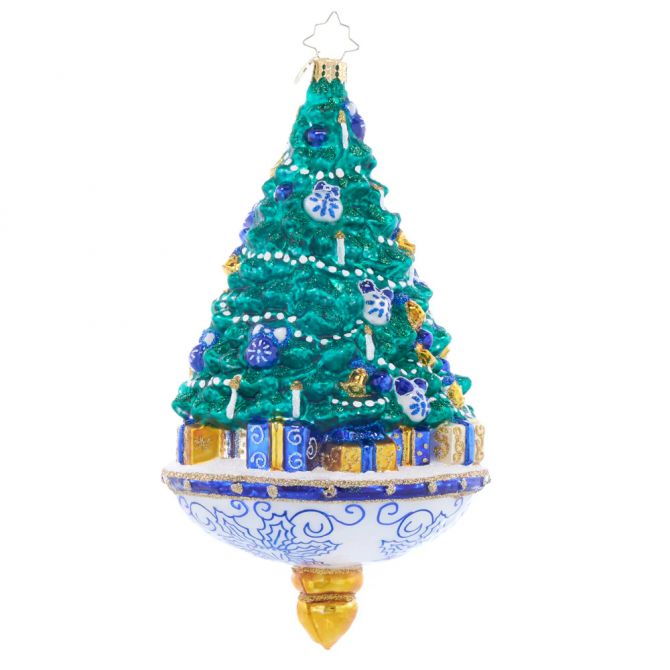 Christopher Radko Chinoiserie Spruce Ornament