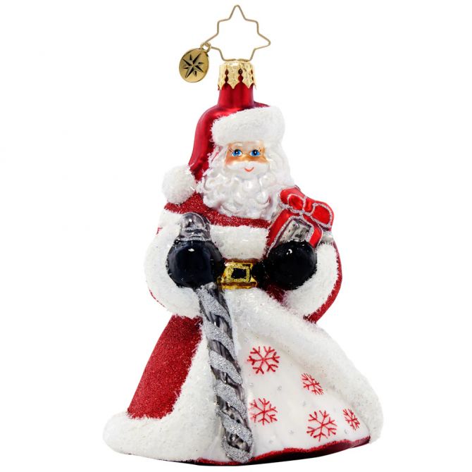 Christopher Radko Santa's Flurry of Joy Ornament