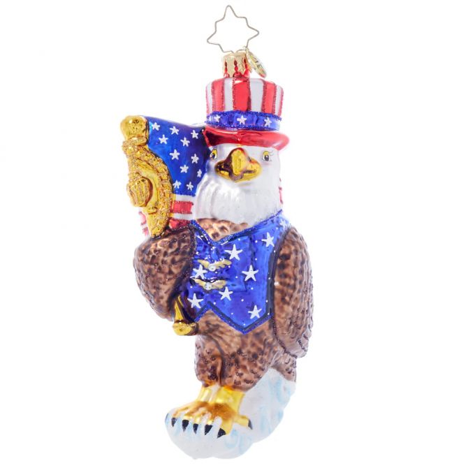 Christopher Radko Patriotic Pal Ornament