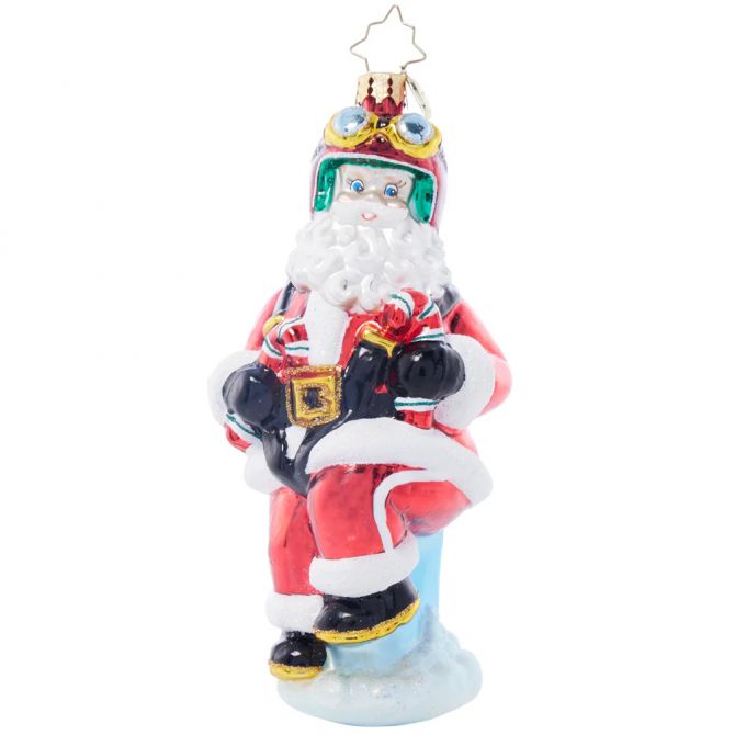 Christopher Radko Santa's Hydro Holiday Ornament