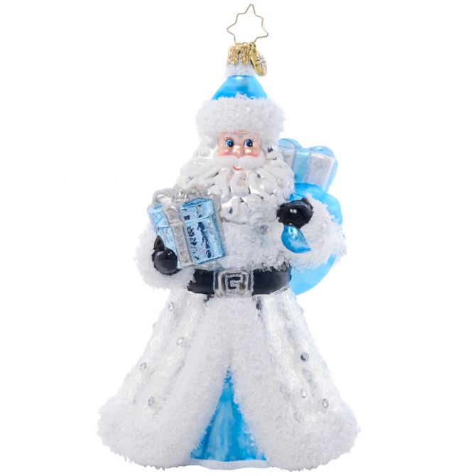 Christopher Radko Icy Elegance St. Nick Ornament