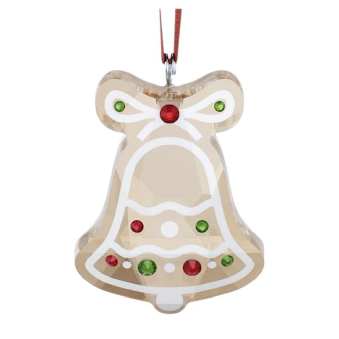 Swarovski Holiday Cheers Gingerbread Bell Ornament