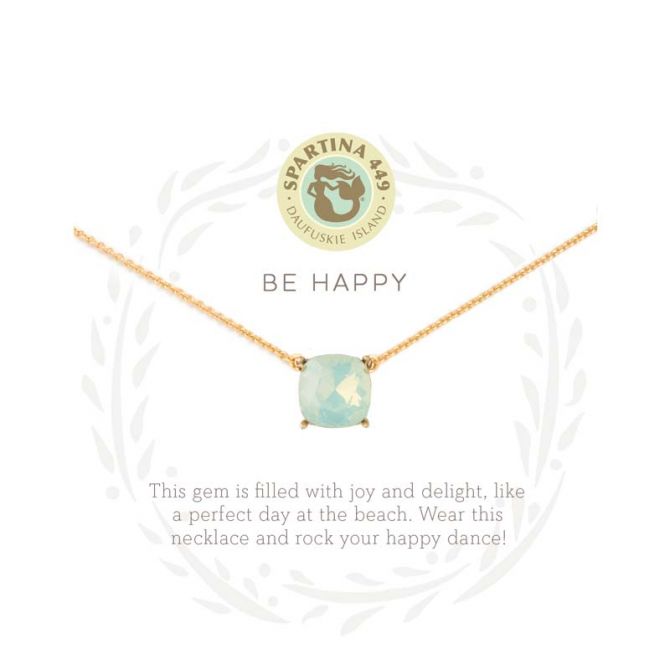 Spartina 449 Sea La Vie Happy Sea Green Necklace