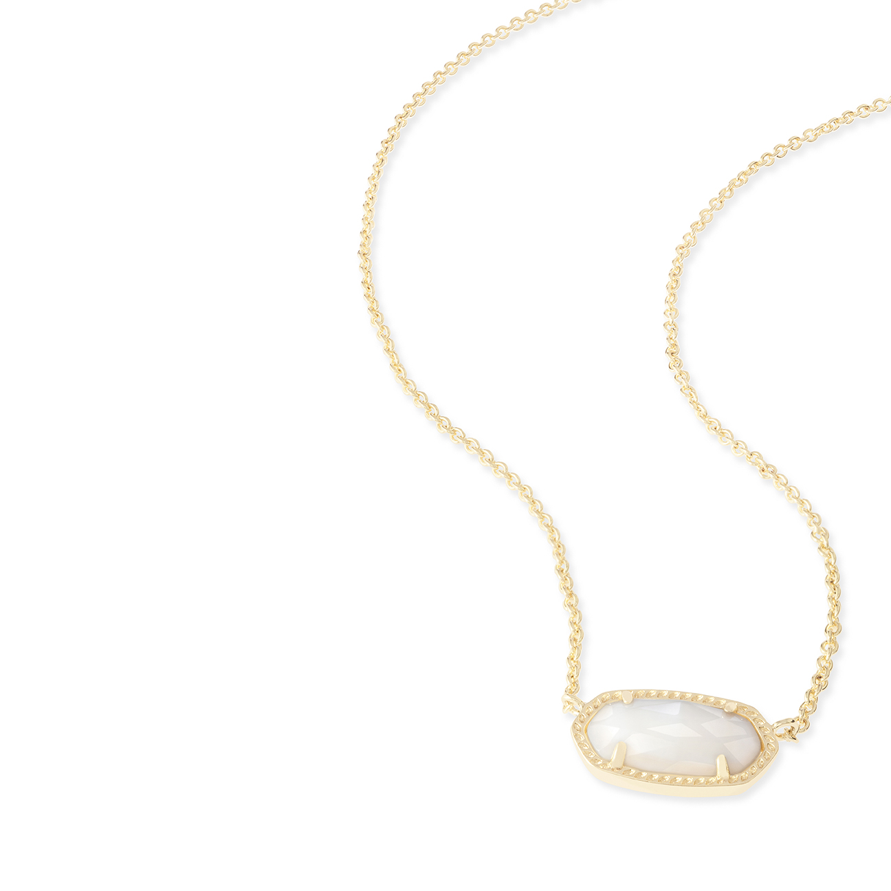 Kendra Scott 20 Elisa Necklace in Gold Mother Of Pearl – Sugar