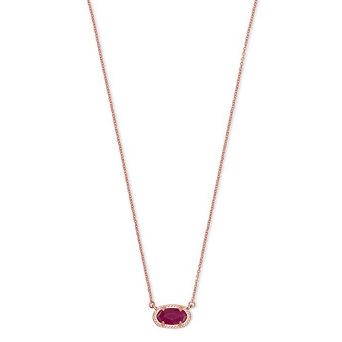 Kendra scott maroon hot sale jade necklace