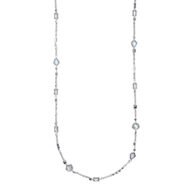 Kendra scott long on sale silver necklace