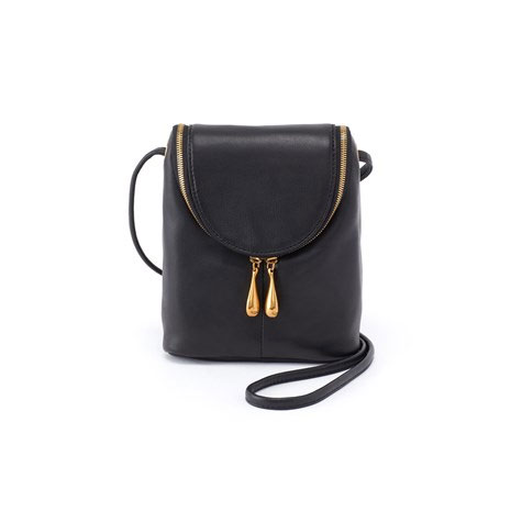 Hobo Fern Crossbody, Black