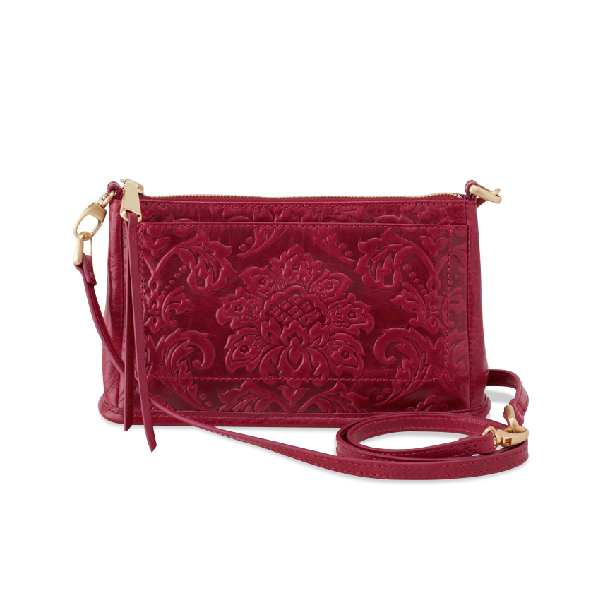 Hobo International Cadence Convertible Crossbody, Damask Emboss Red ...