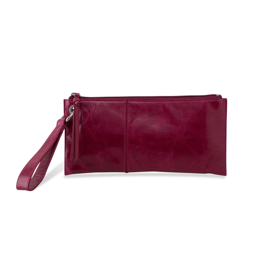 Hobo International Vida Wristlet, Red Plum | VI-32185RPLM | Borsheims