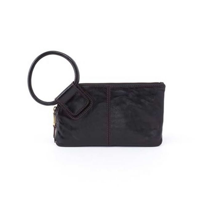 Hobo Sable Wristlet, Black