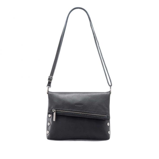 Hammitt VIP Clutch, Black/Gunmetal