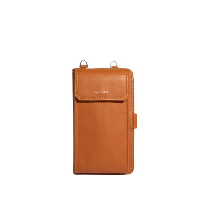 Pixie Mood Rae Phone Crossbody, Cognac