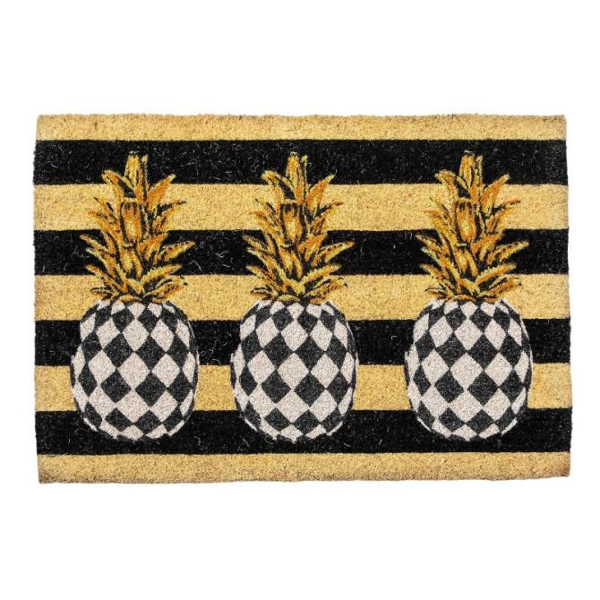 MacKenzie-Childs Pineapple Entrance Mat