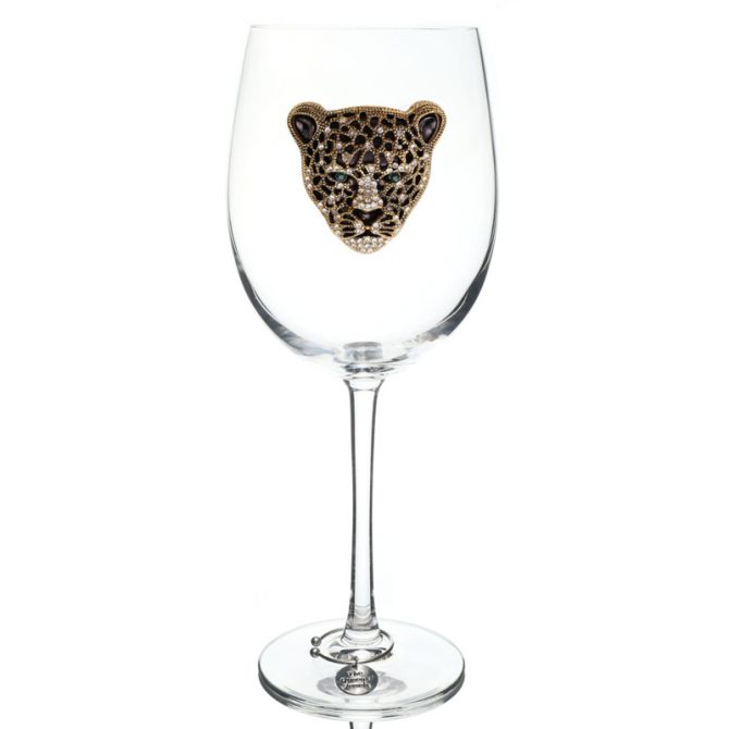 The Queens' Jewels Leopard Stemmed Wine Glass