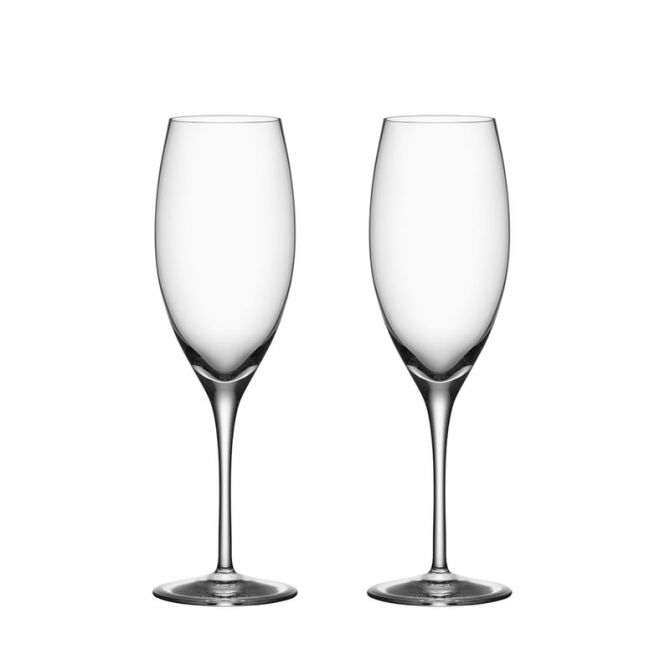 Orrefors Premier Champagne Glasses, 2 Pack