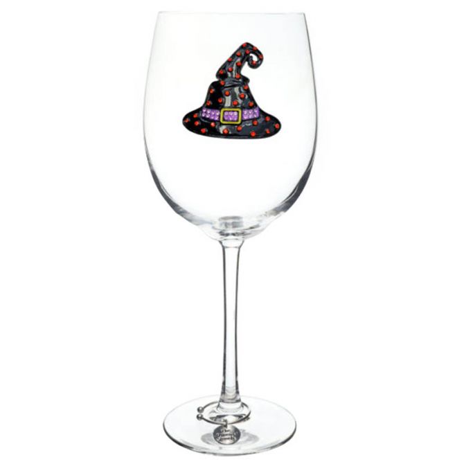 The Queens' Jewels Witch Hat Stemmed Wine Glass