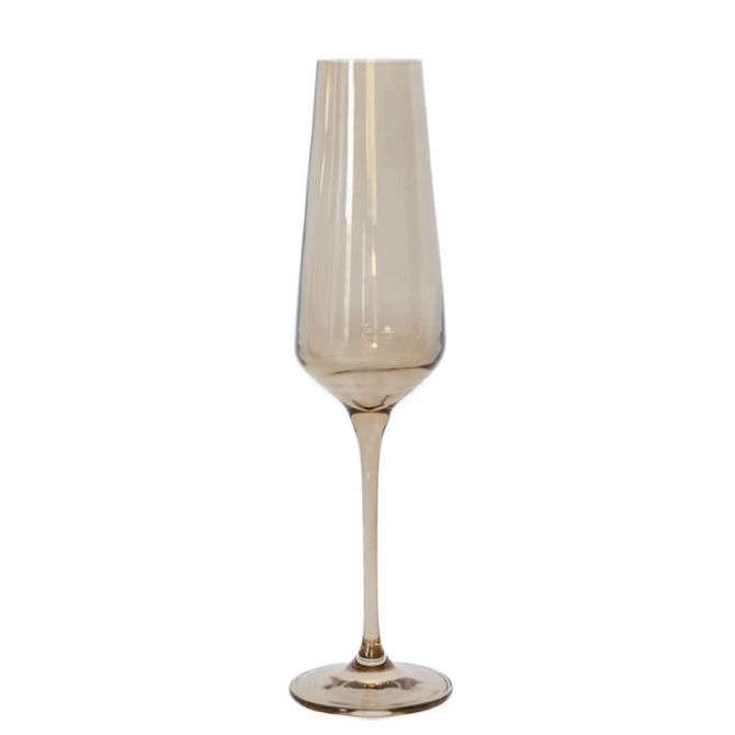 Estelle Colored Champagne Flute - Set of 6 {Yellow}