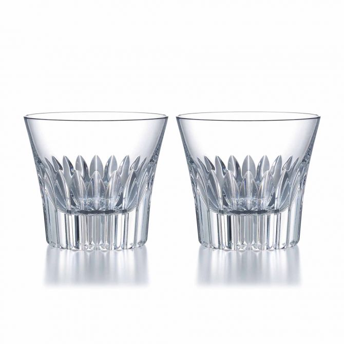 NEW Baccarat Everyday Set of 2 Tumblers Crysta