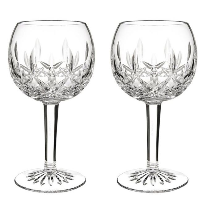 Waterford Crystal Lismore Black Collection Martini Glasses, Set of 2