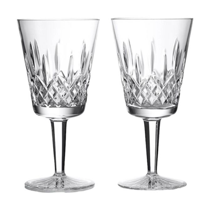 Waterford Lismore Large Goblets, Set of 2