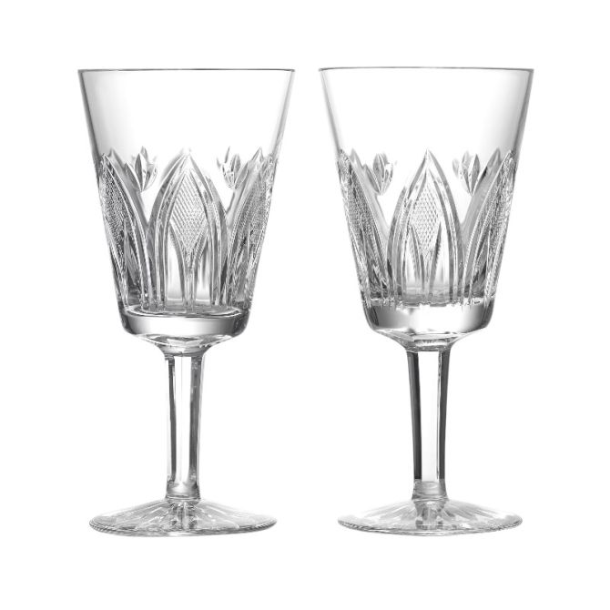 Waterford Mastercraft Rock of Cashel Wine Glasses, Set of 2