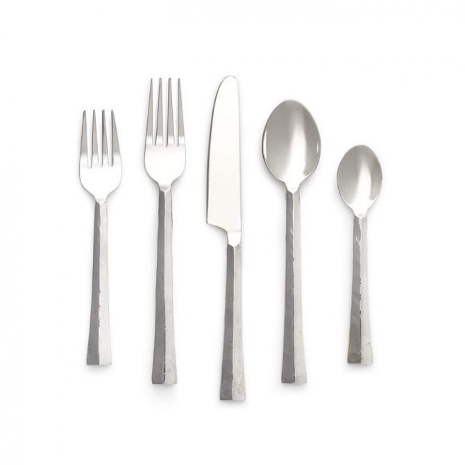 Simon Pearce Charlotte 5-Piece Flatware Setting