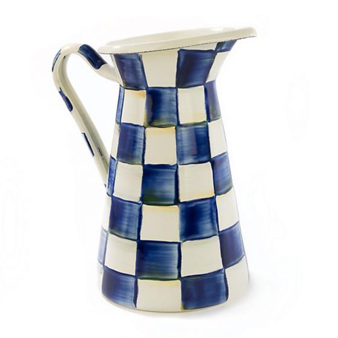 MacKenzie-Childs Royal Check Practical Pitcher, Medium