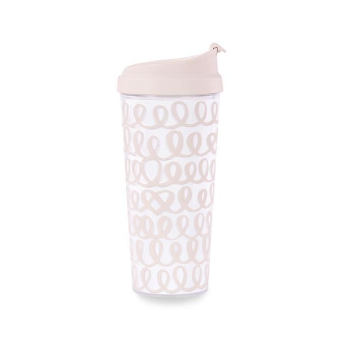 Kate Spade Heart Knot Thermal Travel Mug