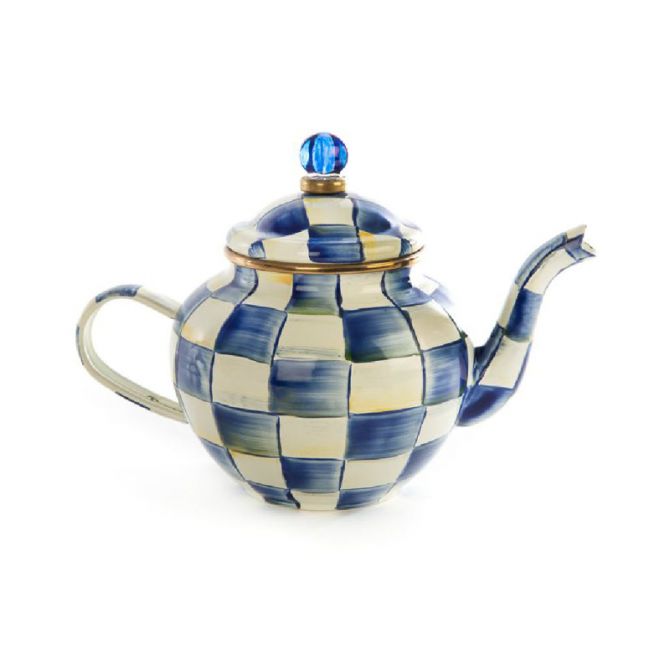 MacKenzie-Childs Royal Check Teapot, 4 Cup