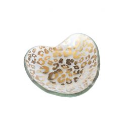 Image for Annieglass Cheetah Heart Bowl