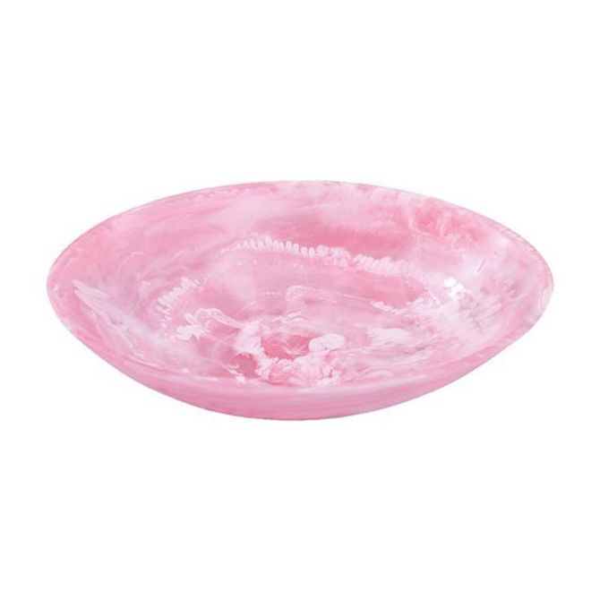 Nashi Large Everyday Bowl, Pink Swirl