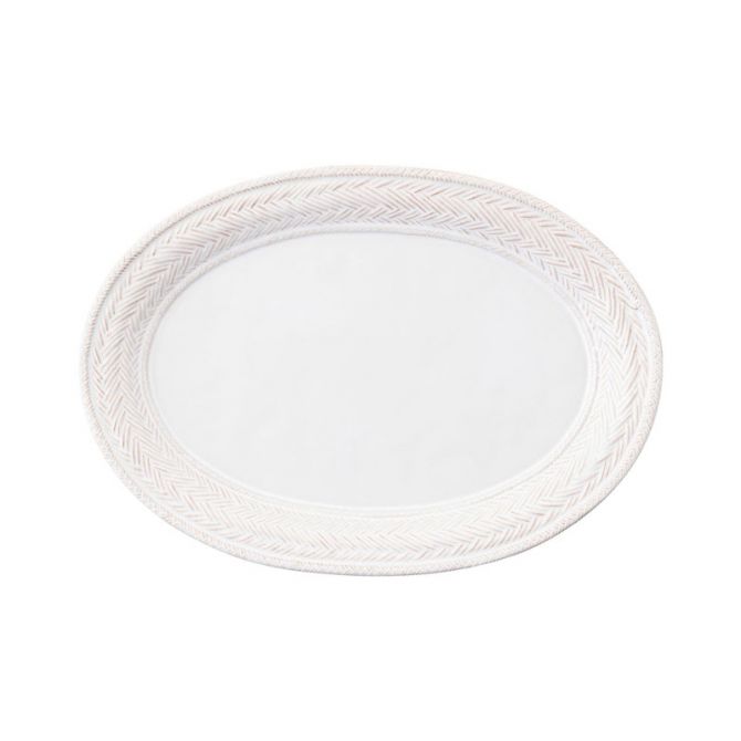 Juliska Le Panier Whitewash Platter, 17"