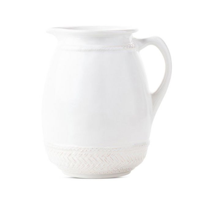 Juliska Le Panier Whitewash Pitcher