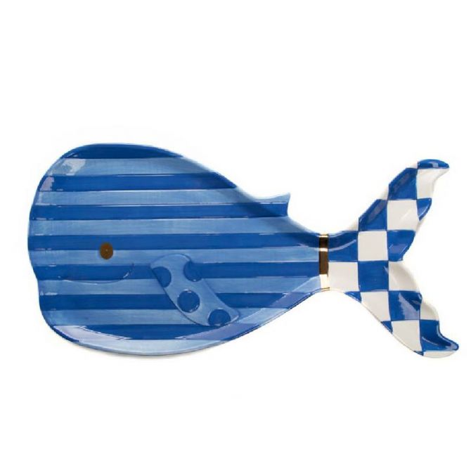 MacKenzie-Childs Big Blue Platter