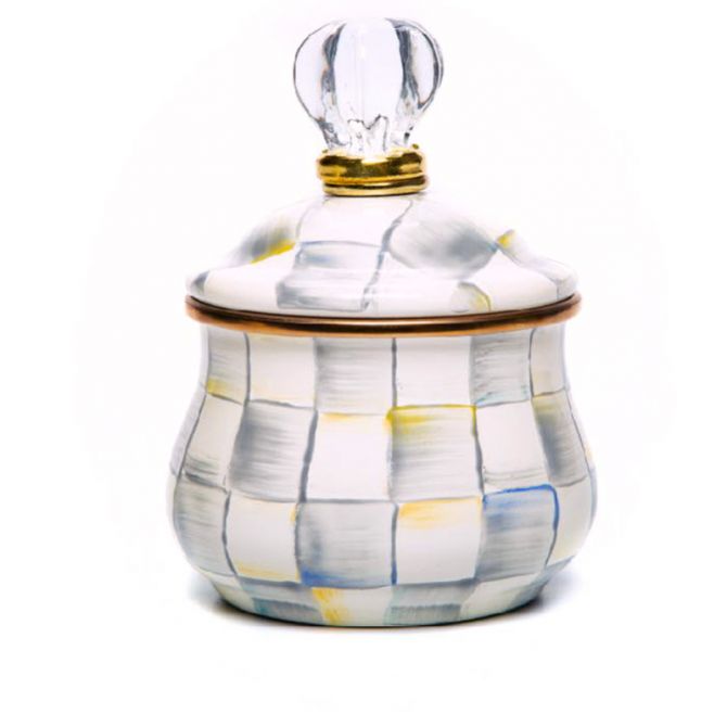 MacKenzie-Childs Courtly Check Lidded Sugar Bowl