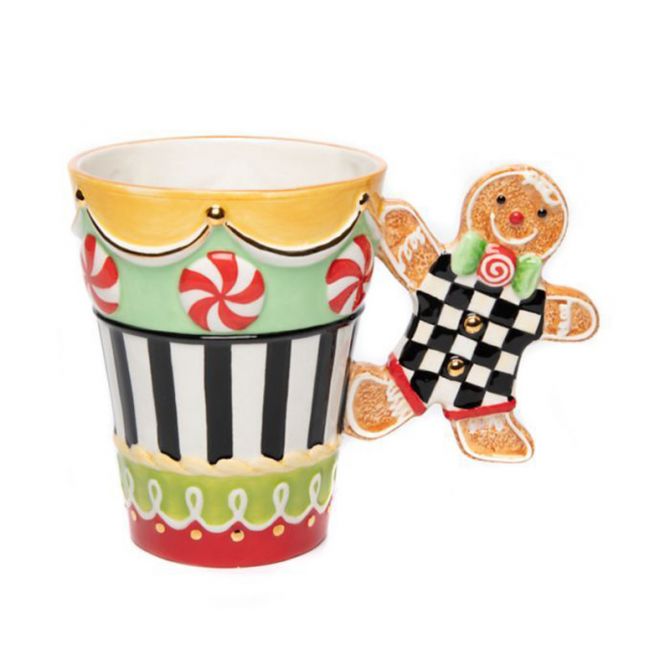 MacKenzie-Childs Candy Cottage Mug