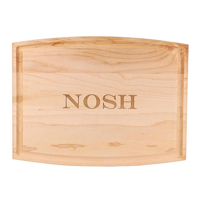 Maple Leaf At Home Arched Artisan Nosh Board, 12"